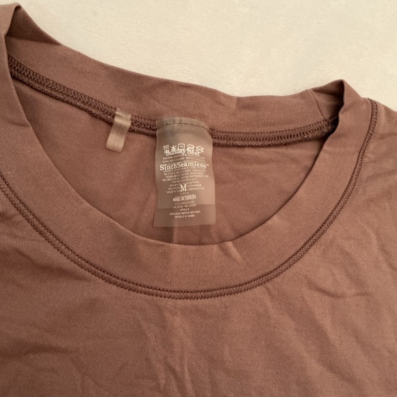 Sunday Best Short Sleeve Cropped Tee in Taupe - Picture 2 of 6